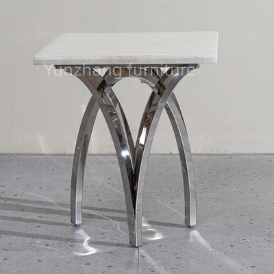 Progettazione scura d'argento di senso di Sofa Side End Table Line della mobilia dell'hotel
