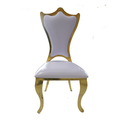 Cuoio sintetico reale dell'OEM di Chairs della sposa e dello sposo di evento della sedia della corona di nozze