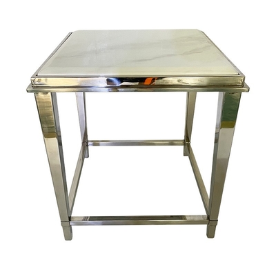 Hotel Acciaio Inossidabile Tavolo da Tè Stile 30kg Larghezza 48cm