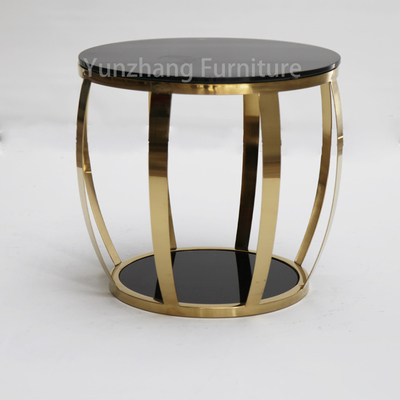L'oggetto semplice intorno alla base laterale della Tabella ss ha temperato Sofa Table di vetro