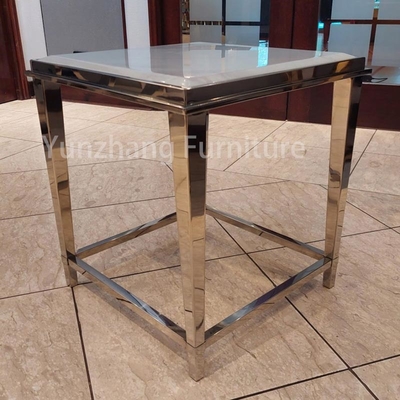 Silver Frame SS201 Simple Bed Table Tavolino Quadrato Piccolo CBM Per Cameretta