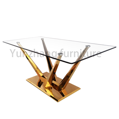 Line Design Tavolo da pranzo moderno Marmo Top Uso familiare