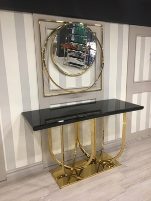 Tavolo con console di marmo nero Arredamento per la sala da pranzo di lusso