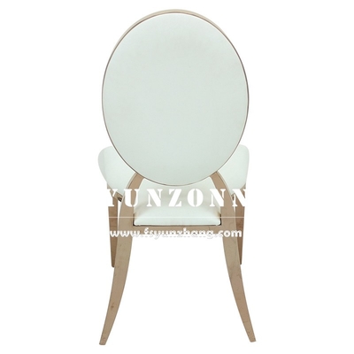 Le nozze di acciaio inossidabile dell'oro presiedono gli affitti reali W49xD53xH94cm della sedia di nozze