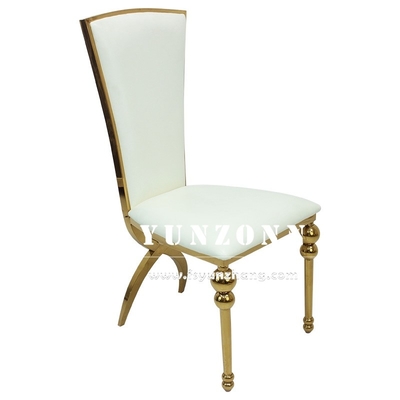 Grandi sedie di lusso di nozze per le gambe di Chair Cross Back dello sposo e della sposa