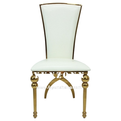Grandi sedie di lusso di nozze per le gambe di Chair Cross Back dello sposo e della sposa