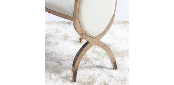 Grandi sedie di lusso di nozze per le gambe di Chair Cross Back dello sposo e della sposa