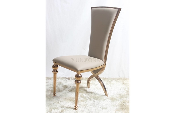 Grandi sedie di lusso di nozze per le gambe di Chair Cross Back dello sposo e della sposa