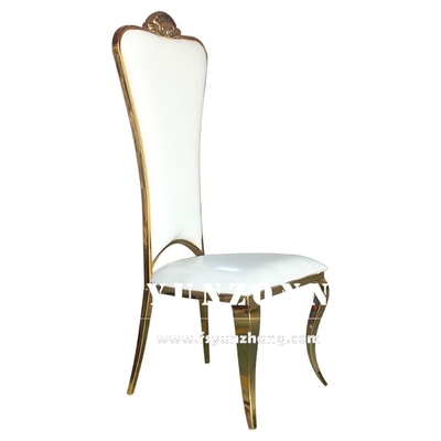 Alta sedia dorata posteriore di banchetto di Chair Elegant Wedding dello sposo e della sposa