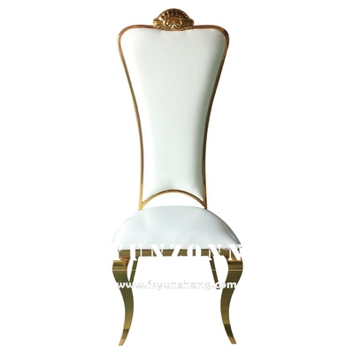 Alta sedia dorata posteriore di banchetto di Chair Elegant Wedding dello sposo e della sposa