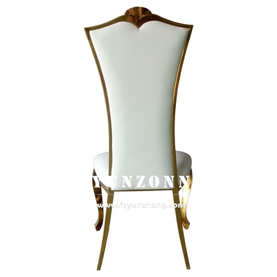 Sedia di banchetto di 201 nozze di acciaio inossidabile con le gambe dell'Assemblea 4