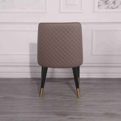 Sedie della sala da pranzo riempite alta spugna dell'unità di elaborazione della sedia della parte posteriore di legno solido dell'hotel elastica