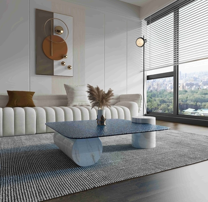 Progettista di qualità superiore Style del salone creativo rotondo di marmo di lusso leggero del tavolino da salotto