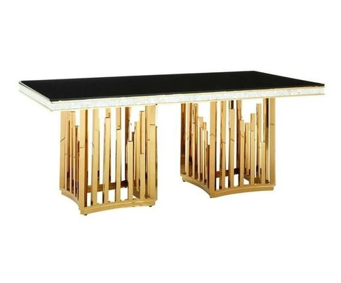 Tavoli da pranzo rettangolari moderni superiori di marmo nordici delle Tabelle di banchetto di nozze con le sedie 50X90X75