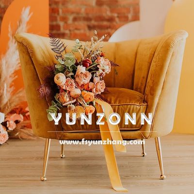 Poltrona e divano in velluto per matrimonio reale europeo per eventi alberghieri