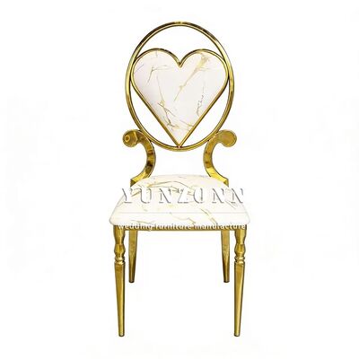 Prezzo buono 2026 Decorazione matrimoniale Arredamento alberghiero Luxury moderno O Back Gold Wedding Banquet Chairs for Party Events in linea