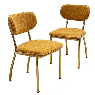 Prezzo buono Sedie da sposa in acciaio inossidabile, sedie da matrimonio, sedie da pranzo in velluto, lusso moderno per eventi in linea