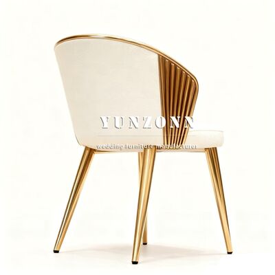 Prezzo buono Vendita all'ingrosso di fabbrica sedie di lusso in acciaio inossidabile per ricevimenti di matrimonio durevoli per eventi in linea