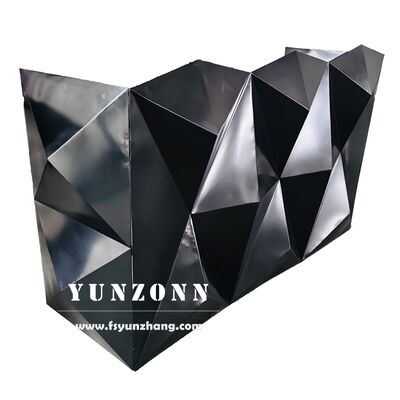 Prezzo buono Nuovo design Bar Dj in acciaio inossidabile nero Tavolo Bar discoteca Contro moderno in linea