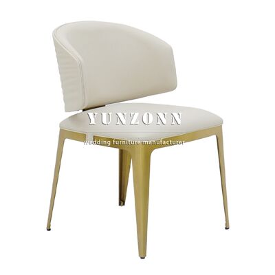 Prezzo buono Sedie da sala da pranzo di lusso in pelle di cromo PU in linea
