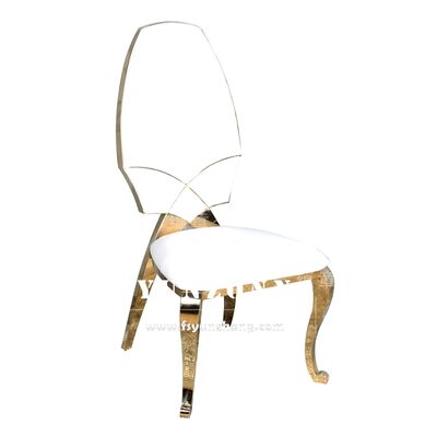 Prezzo buono Nuovo Stile Arredamento Eventi Matrimonio Sedia Metallico Schienale Alto Acciaio Inox Banchetto Festa Matrimonio Sedie da Pranzo per Eventi in linea