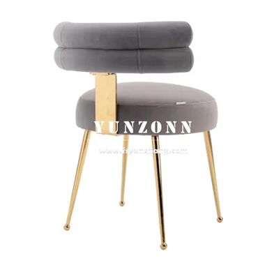 Prezzo buono Nuova Sedia da Cerimonia in Acciaio Inox Dorato per Sale Ricevimenti di Hotel di Design in linea