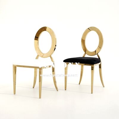 Prezzo buono Sedia Louis Oz Antica con Struttura in Acciaio Inossidabile Dorato per Eventi Moderni, Banchetti, Hotel, Sale da Pranzo, Appartamenti, Sedia da Matrimonio in linea