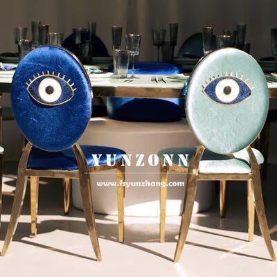 Prezzo buono Sedile da pranzo in acciaio inossidabile d'oro moderno Washington Sedile da banchetto multicolore per uso in camera da letto in linea