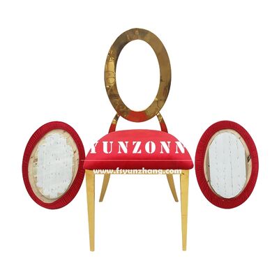 Prezzo buono Sedia da pranzo di lusso resistente con cuscino rimovibile per soggiorno di appartamento, ingresso, banchetto e noleggio mobili per hotel per matrimoni in linea