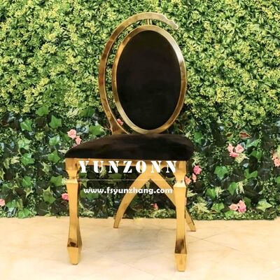 Prezzo buono Sedia da pranzo in metallo di design moderno Materiale in acciaio Arredamento per la casa per la sala da pranzo e gli alberghi per matrimoni e sale in linea