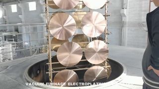 Processo di doratura sotto vuoto di prodotti di arredamento in oro